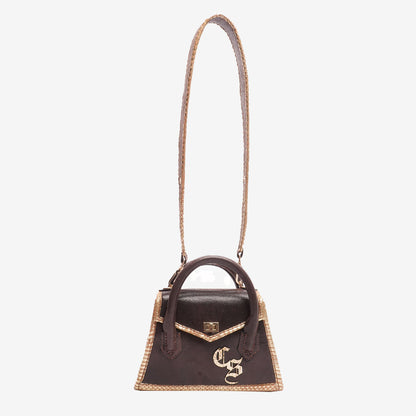 Aubree Bag Two Tone Brown Gold