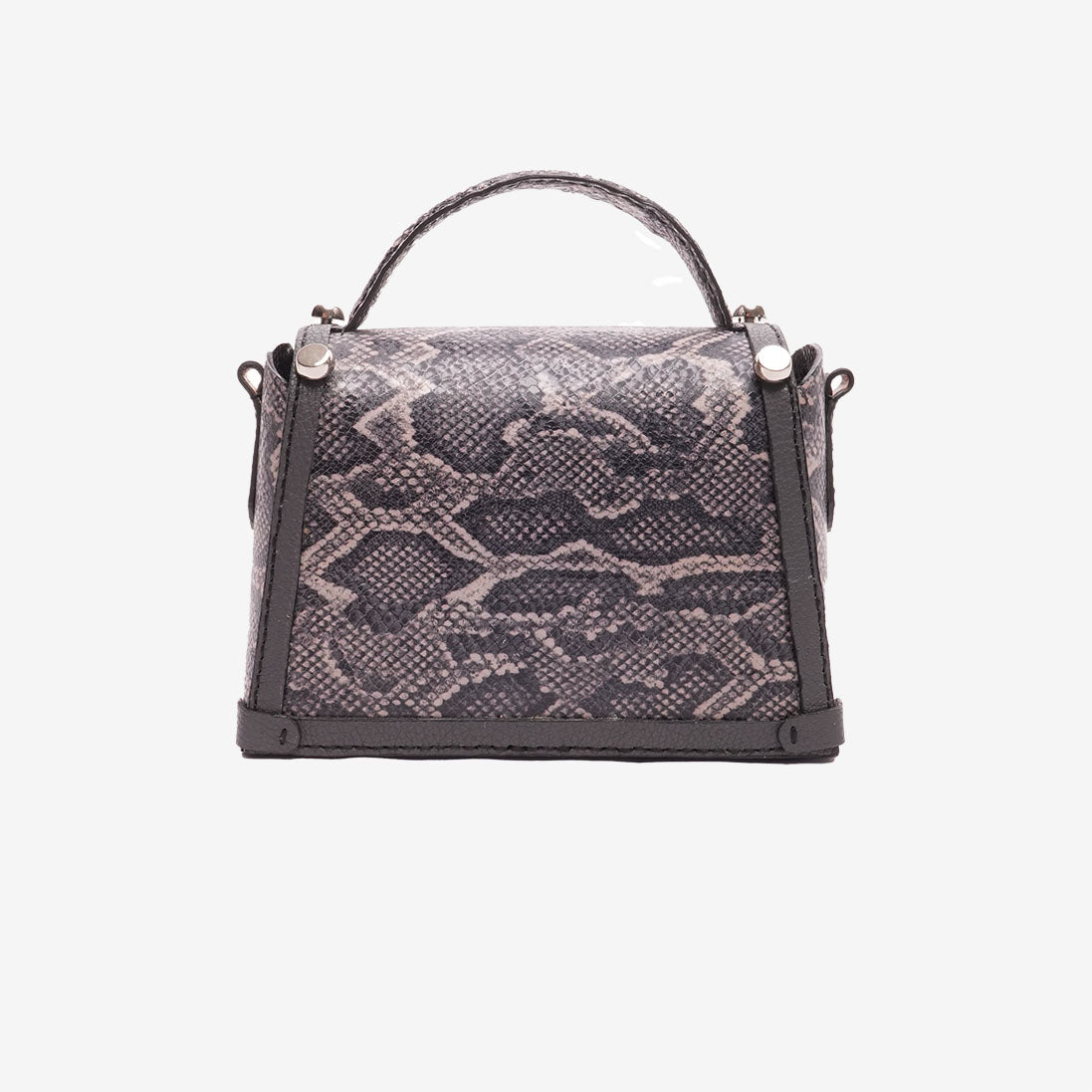 Madame Monogram Snakeskin Studded Bag