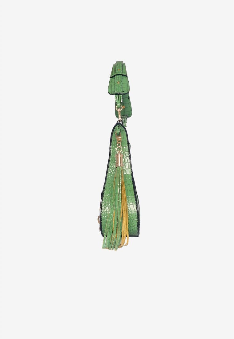 Viola Fringe Bag Green